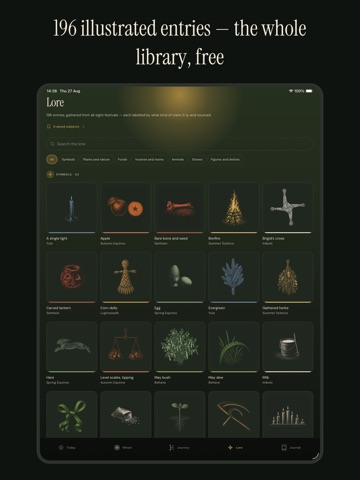 Wheel of the Year: Pagan iPad screenshot