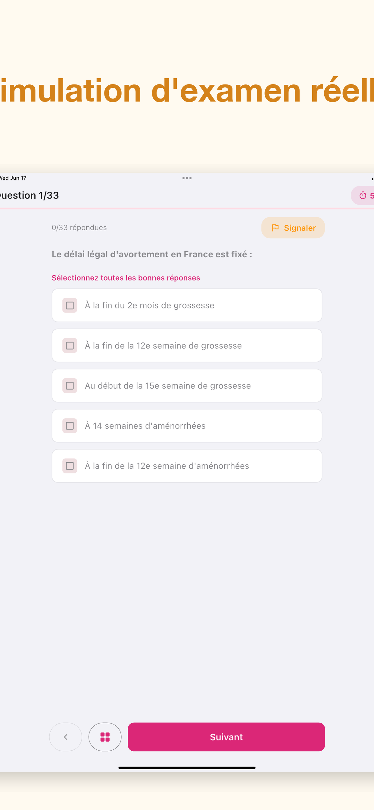 Auxiliaire Puériculture QCM