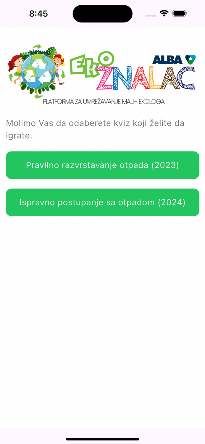 Eko Znalac Kviz