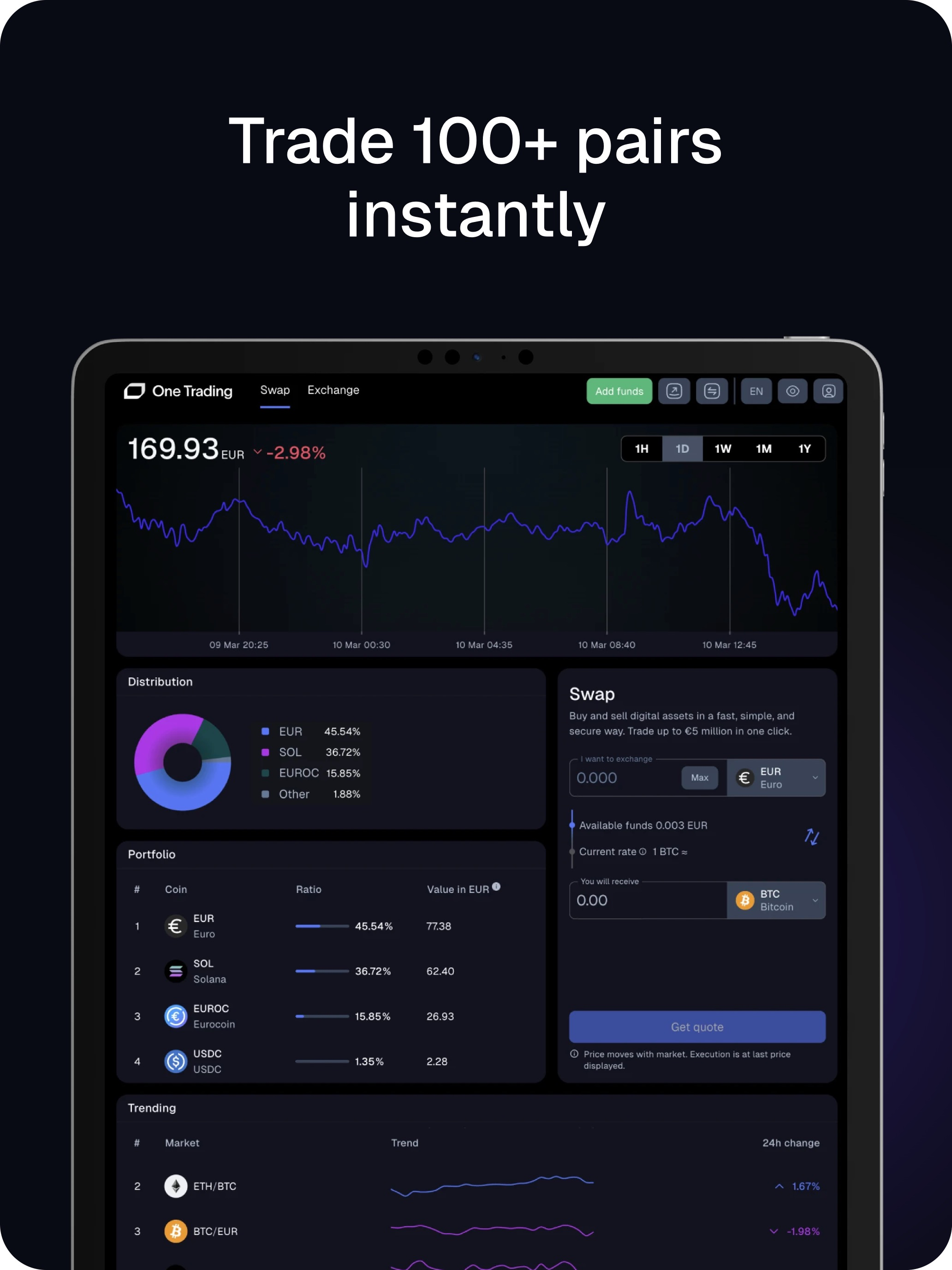 One Trading | Buy Crypto