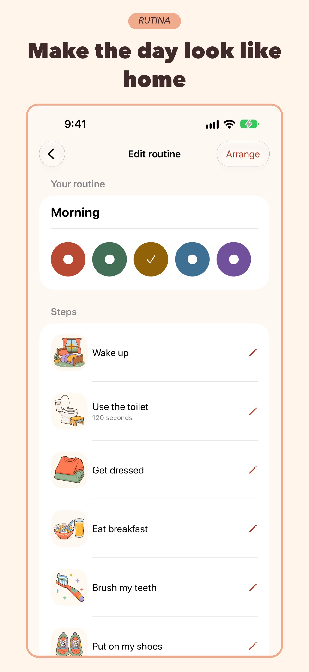 Screenshot 2 of Rutina: Picture Routines