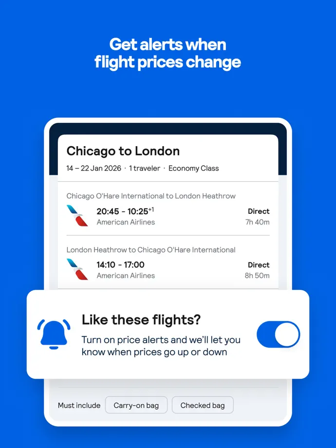 Skyscanner iPad screenshot 5