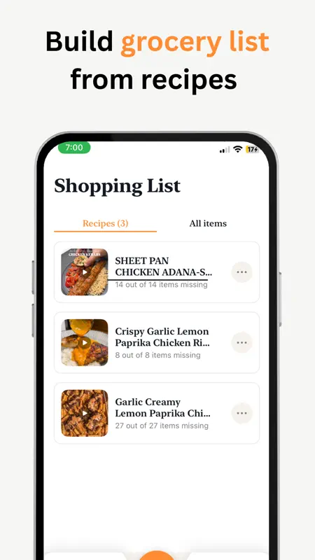 SnapMeal: Recipe & Calories screenshot 1 of 6