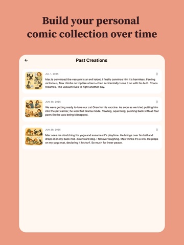 Pawmics: Comic Maker AI iPad screenshot