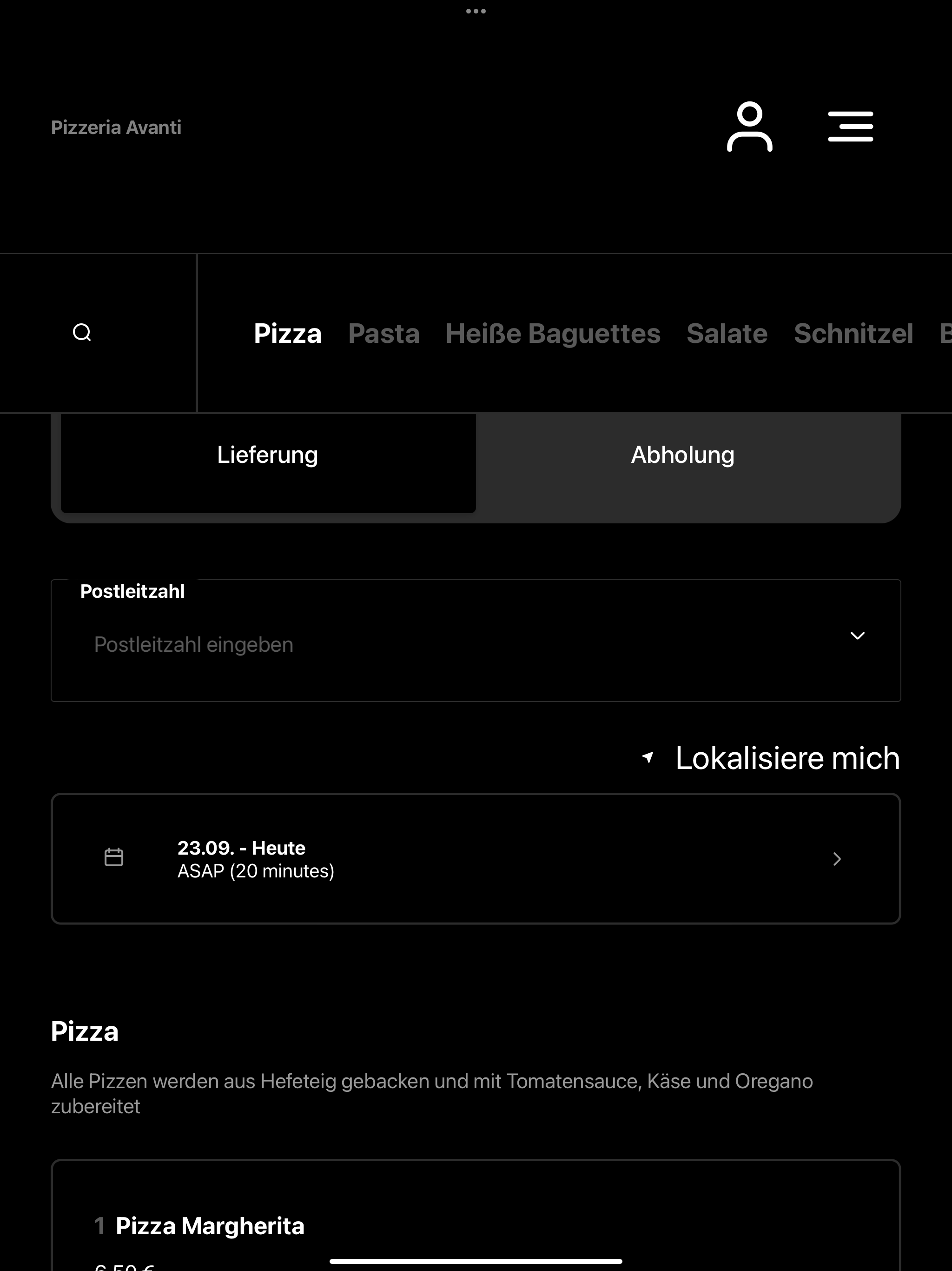 Pizzeria Avanti DE screenshot 7