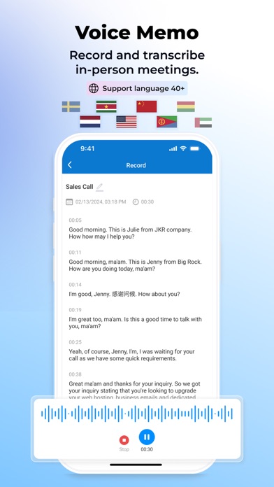 Laxis: AI Meeting Assistant Screenshot