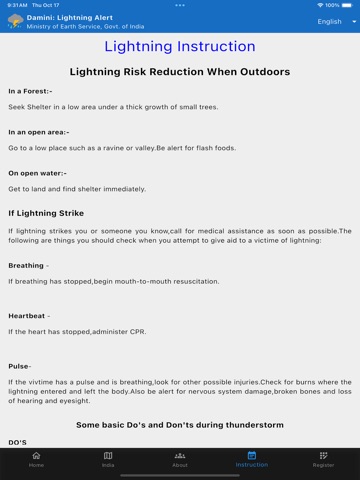 Damini : Lightning Alert iPad screenshot 5