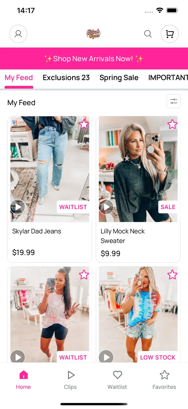 Screenshot #1 pour Blush Room Boutique