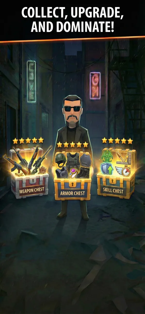 Heat Rush: Hero Shooter iOS Mod IPA screenshot 5 - iOS game interface