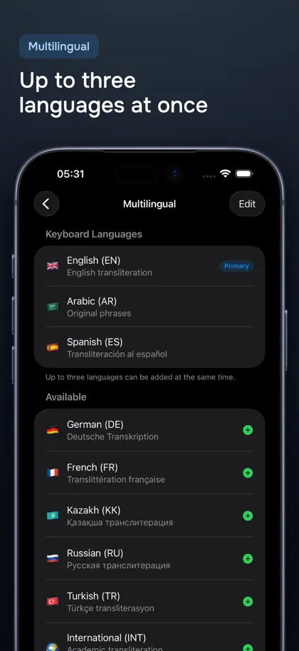 Screenshot 6 di 6 di Alif — Muslim Keyboard