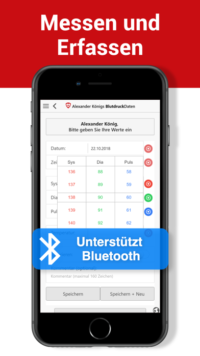 Screenshot #1 pour BlutdruckDaten & Medikamente