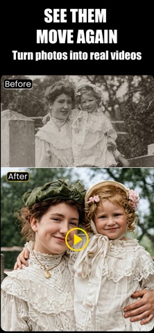 Restore - Old Photos to Videos iPhone screenshot