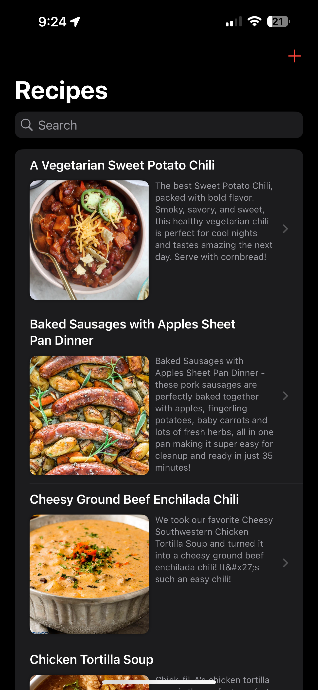 Family Recipes Catalog