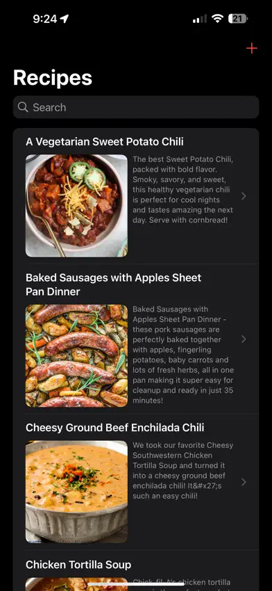Family Recipes Catalog screenshot 1