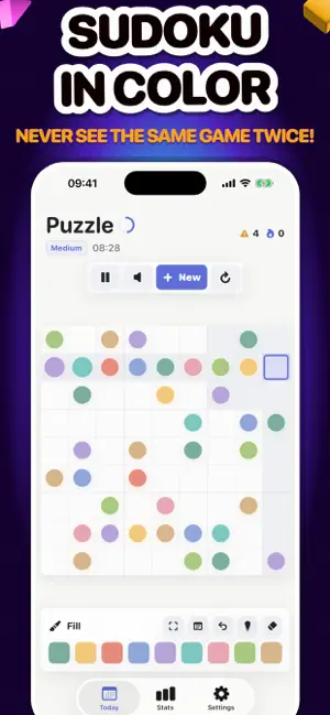 Color Sudoku · Daily No Ads screenshot 1
