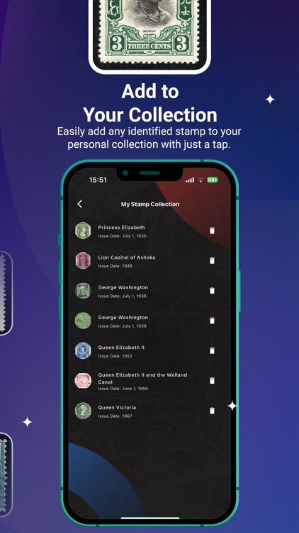 Stamp Value Stamp Identifier °