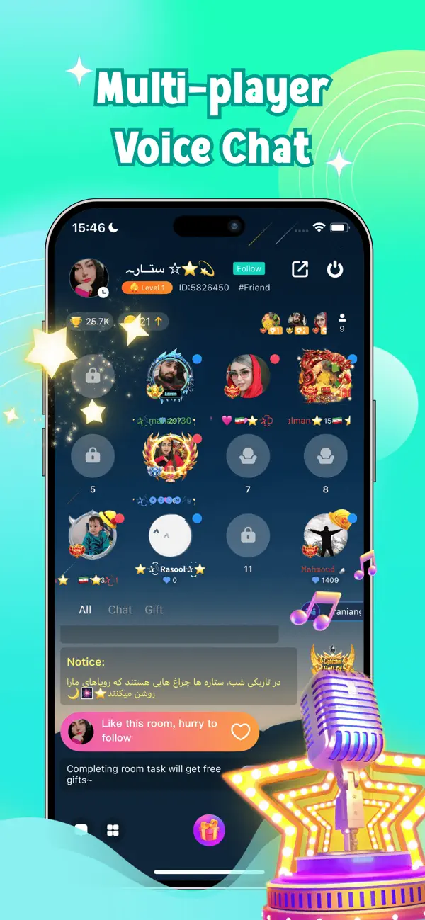 Screenshot #2 pour LightChat- Friendly Group Chat