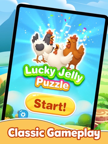 Lucky Jelly Puzzle iPad screenshot