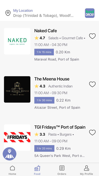 foodDROP: Food Delivery Screenshot