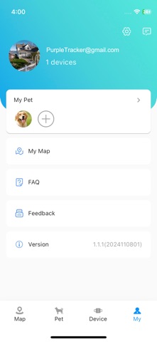 PurpleTracker screenshot