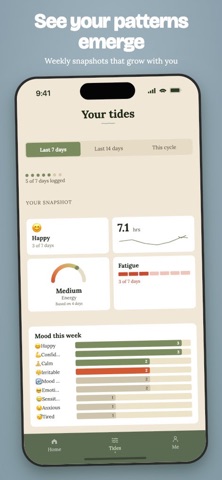 Tide: Period & Cycle Tracker Screenshot 4 of 6
