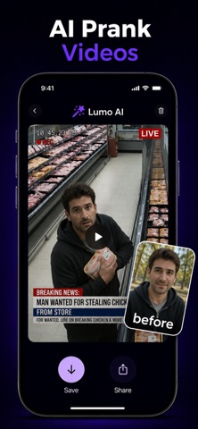 Lumo: AI Video Photo Generator iPhone screenshot