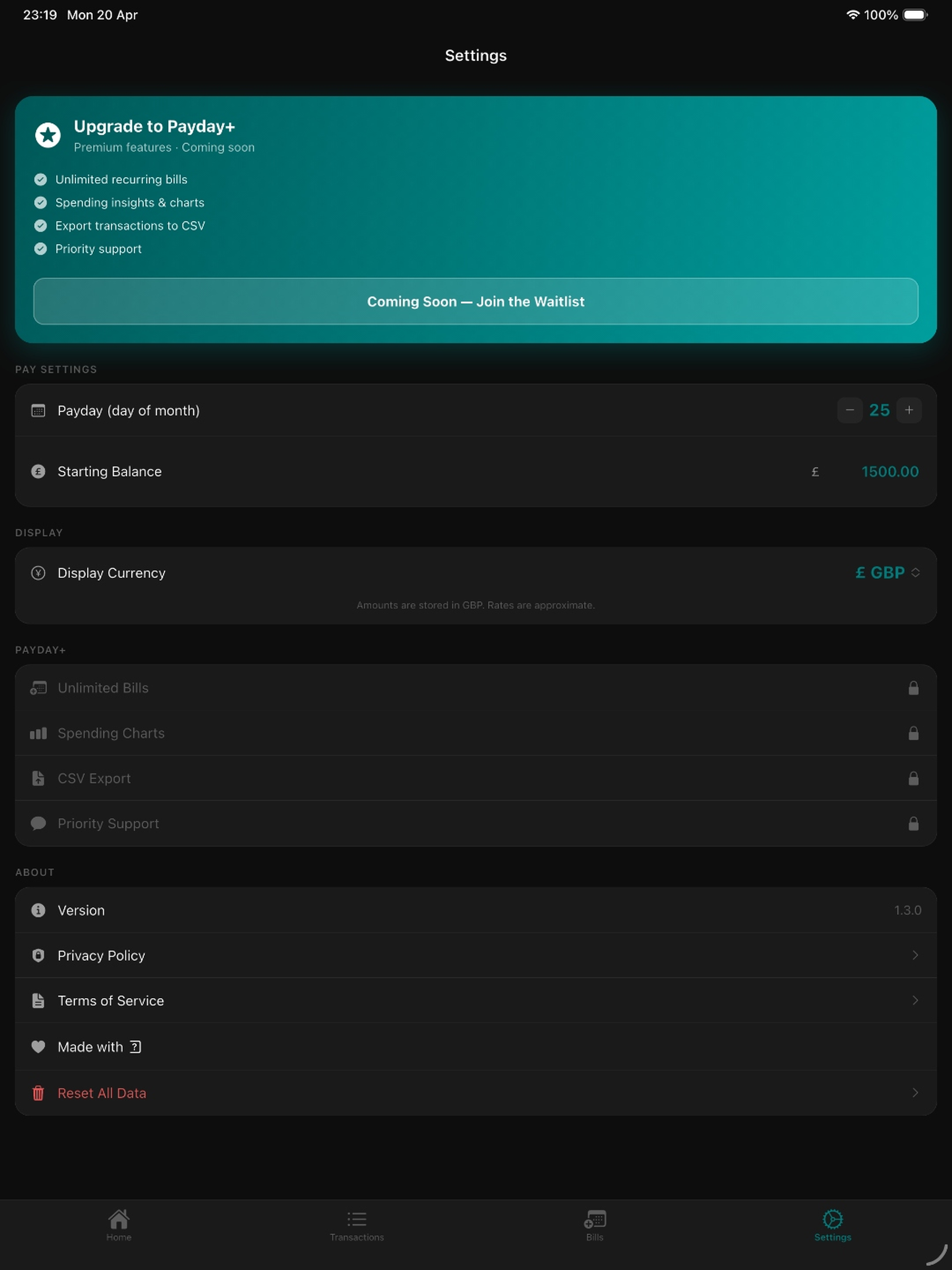 Payday - Cash Flow Tracker screenshot 7