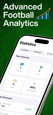 Football Coach Stats Tracker iPhone screenshot