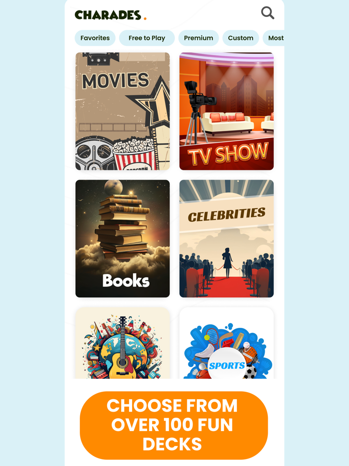 Charades Team Party Challenge