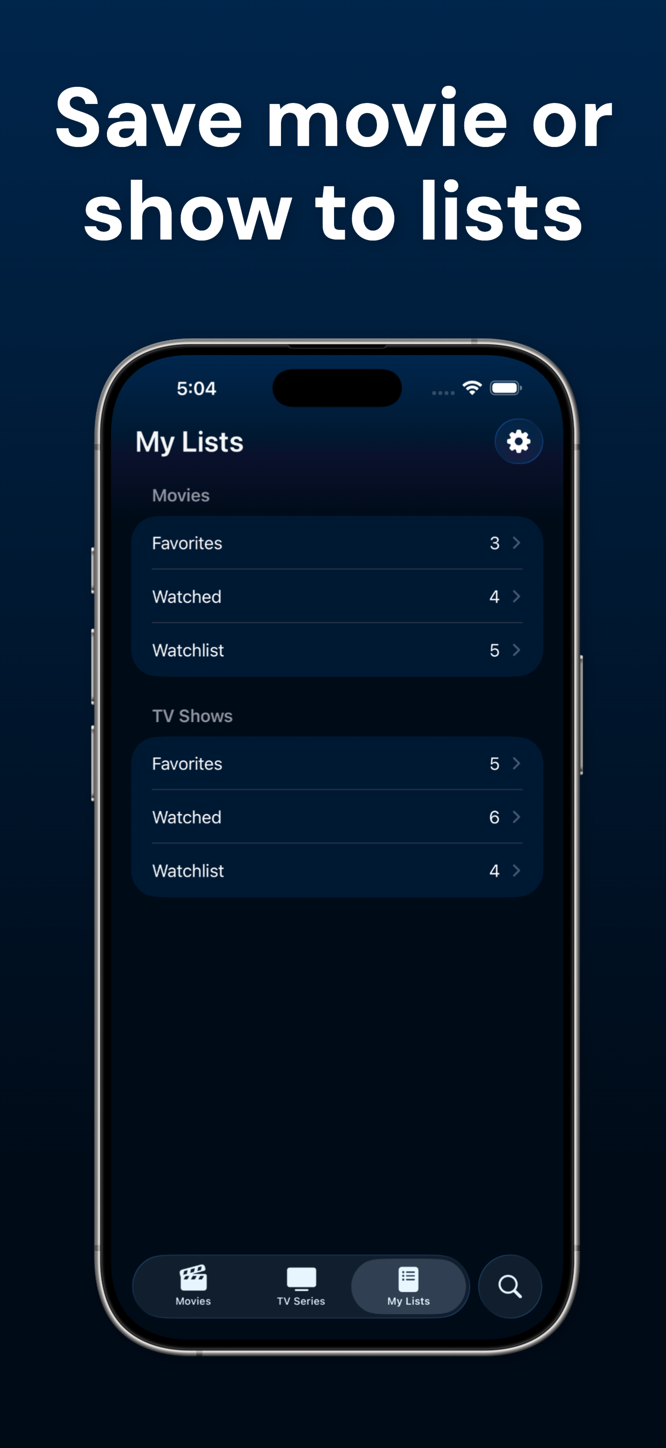 Visto - Track Movies & Shows