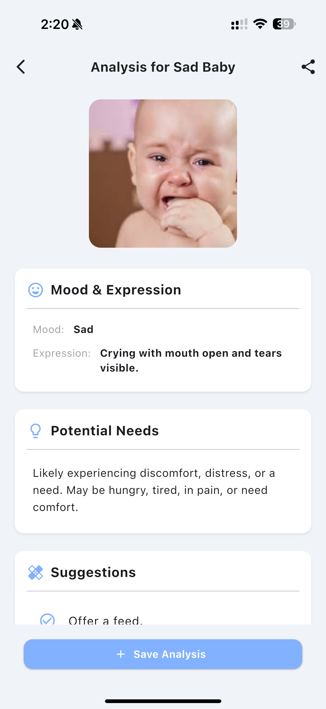 AI Baby Cry Analyser