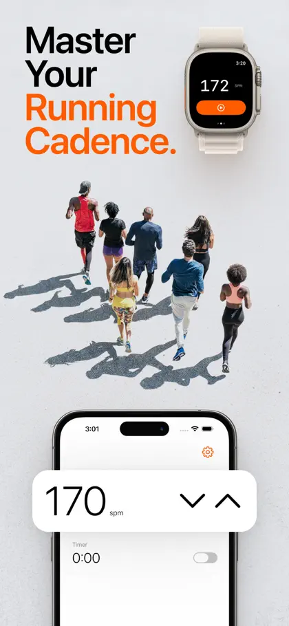 Screenshot 1 von 3 zu RunTempo - Runners Metronome