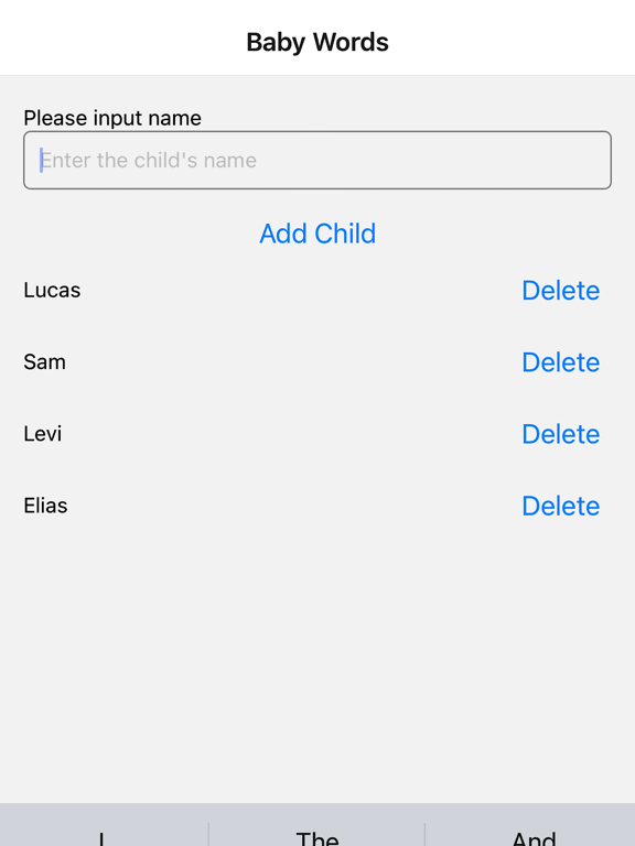 Screenshot #5 pour Baby Word Log