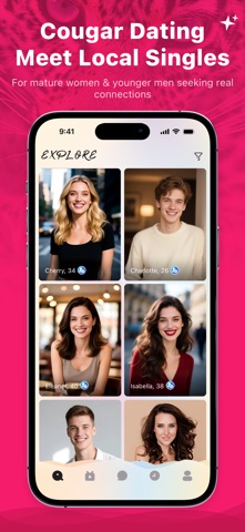 Whip: Cougar Dating, Live Chat iPhone screenshot