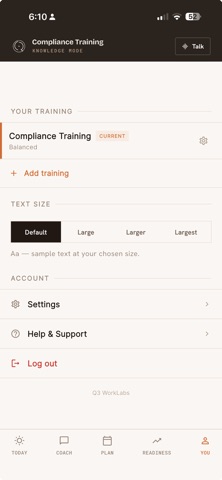 Q3 WorkLabs iPhone screenshot