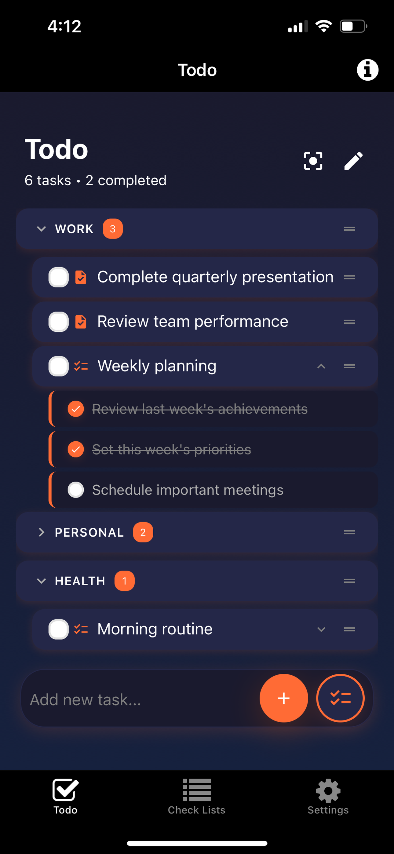 TaskLap screenshot 4