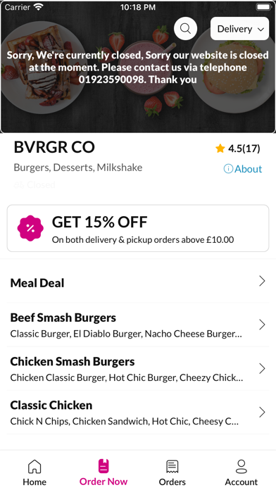 BVRGR CO Screenshot