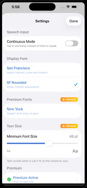 Speak to Read screenshot 3