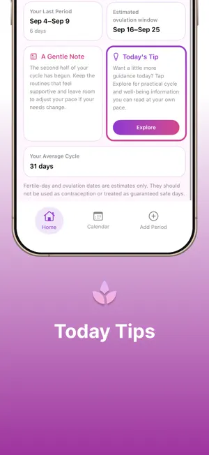 Period Tracker: Relya screenshot 3