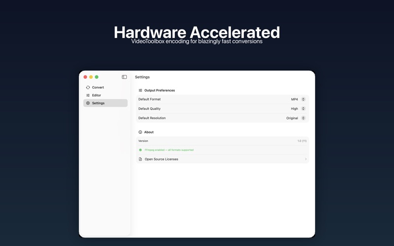 Video Converter 1-Click screenshot