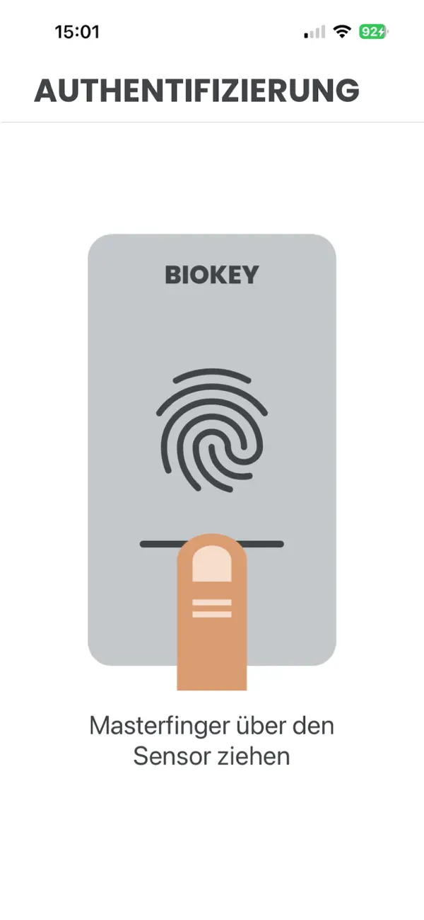 Screenshot #2 pour BioKey Kombi 4-in-1