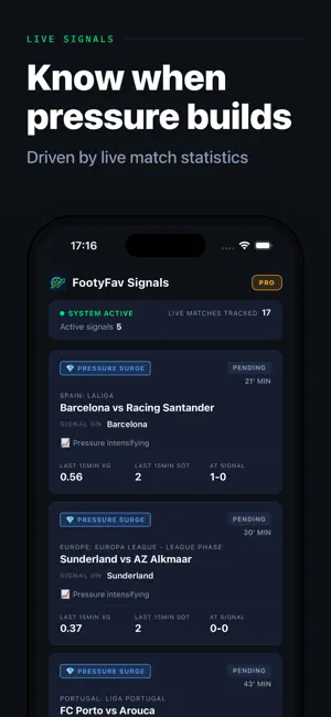 FootyFav Signals screenshot 2