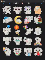 cute elephant stickers - kiana ipad bildschirmfoto 3