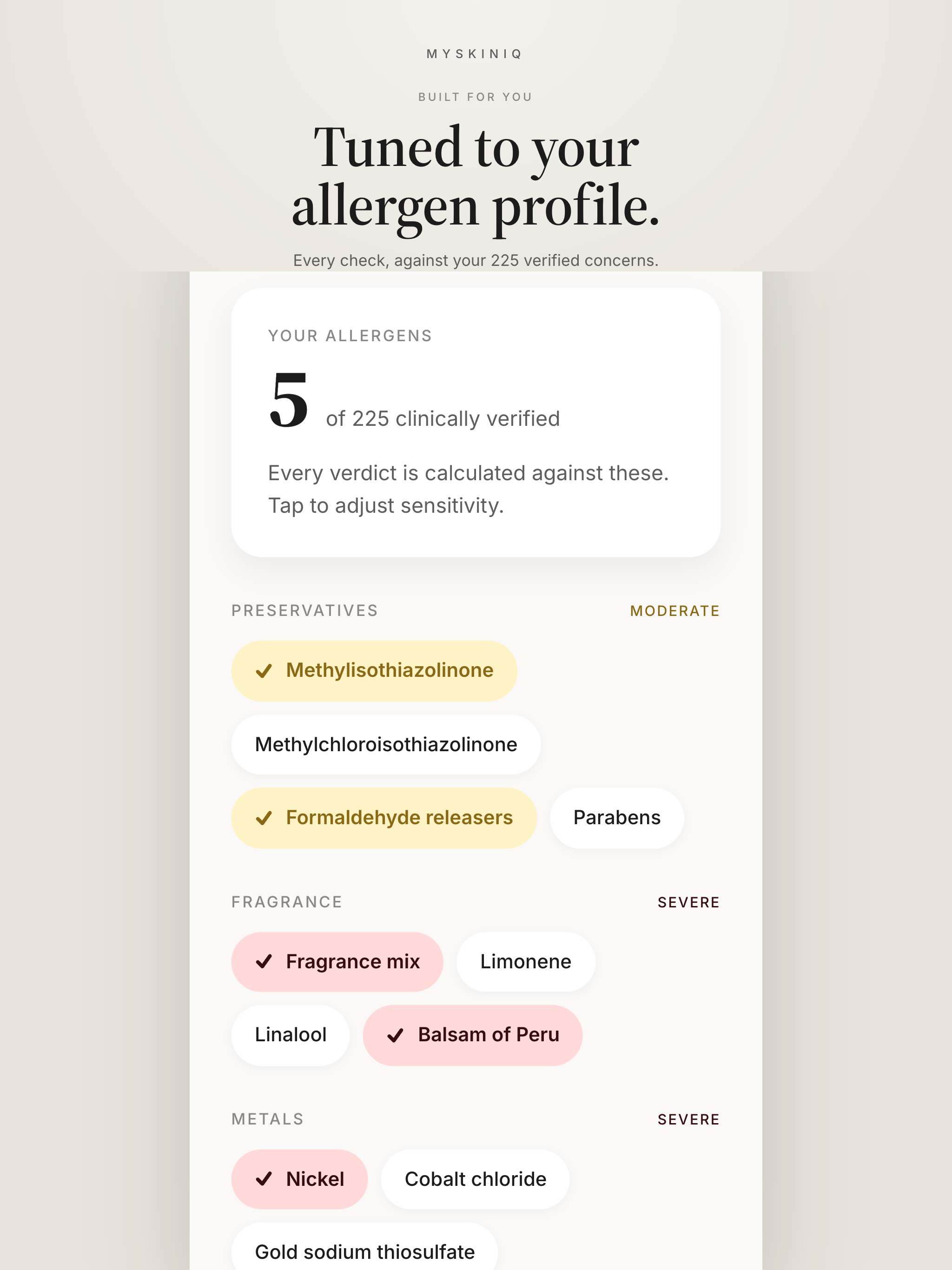 MySkinIQ — Ingredient Scanner