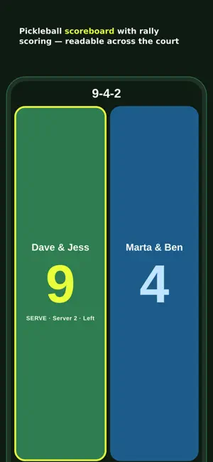 DinkBoard: Pickleball Score screenshot 1