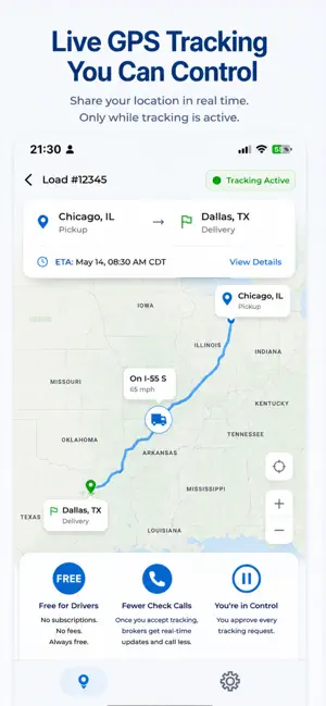 Load Market Tracking screenshot 1