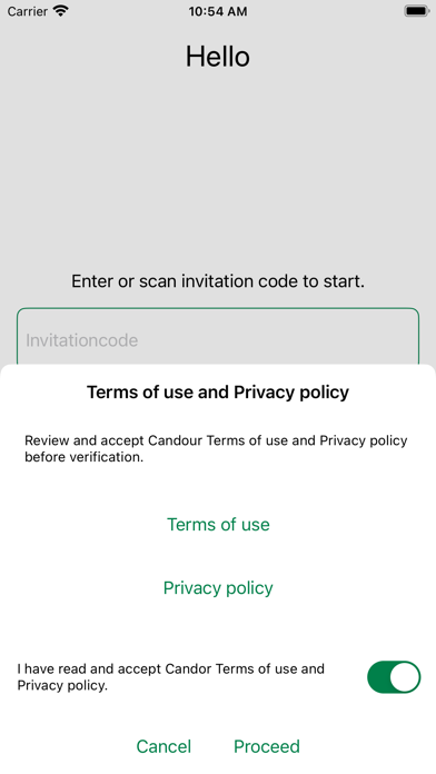 Candour ID Screenshot