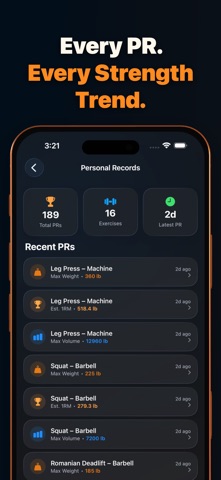 RepXP: Strength Workout Log Screenshot 6 of 8
