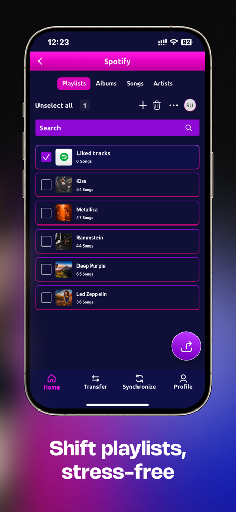 MusConv: Playlist Transfer screenshot 4