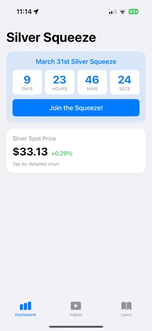 Silver Squeeze - SpotMarketCap screenshot 1